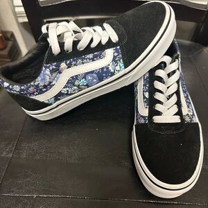 Girls Floral Vans